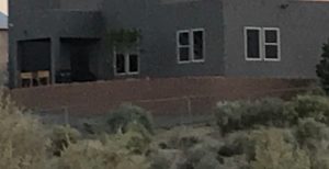 Raised garden wall