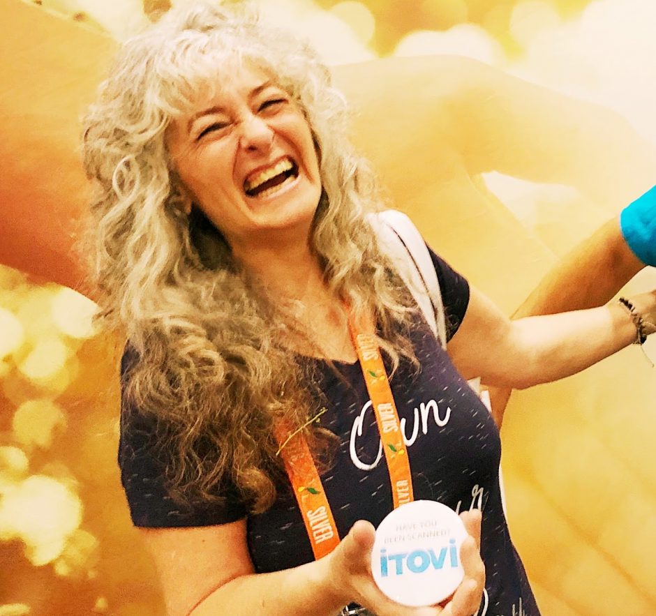 Dr. Kim Bloomer laughing