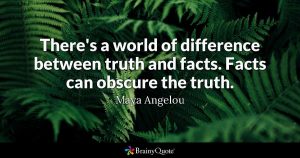 Truth vs Facts