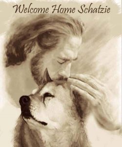 Jesus kissing Schatzie girl