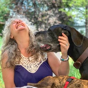 Dr Kim and Great Danes