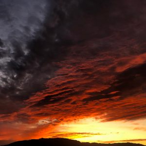 dramatic NM sunrise