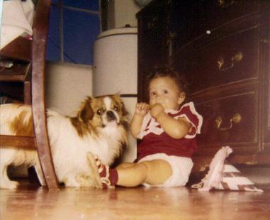 Mo and baby Kim