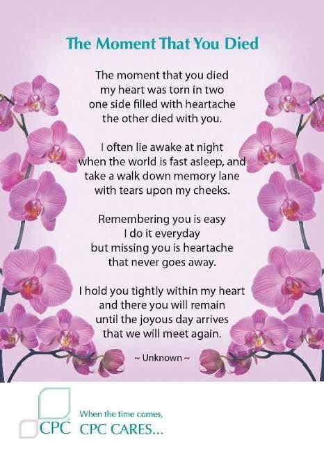 The Moment You Died